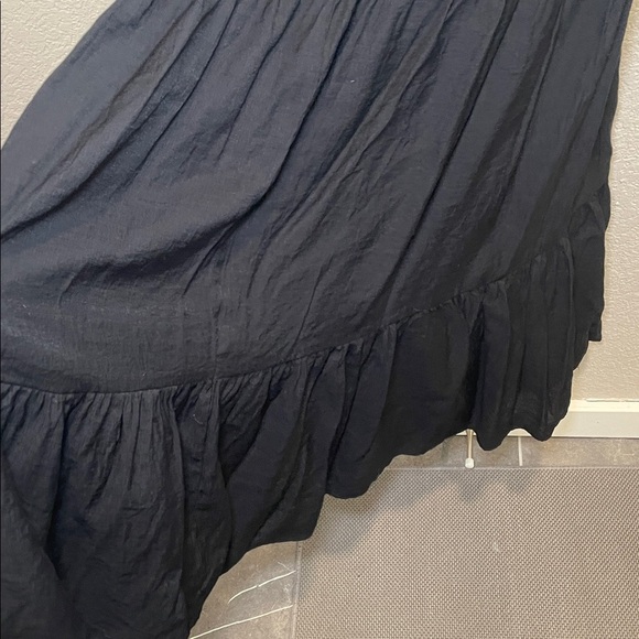 Express Elegant Black Tie-Strap Dress Size Large - Picture 6 of 8